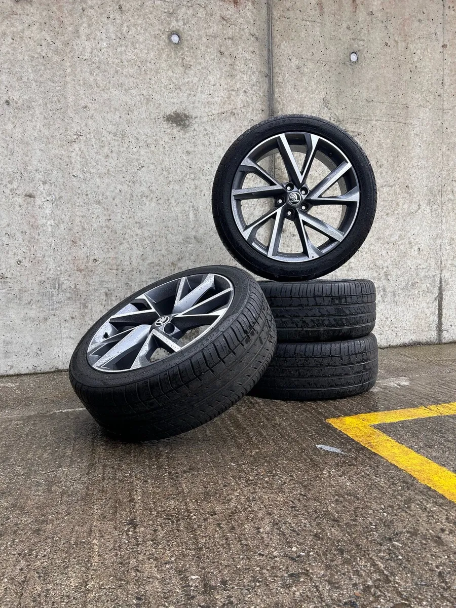 Genuine Skoda Vega Sportline 20” Alloy Wheels - Image 1
