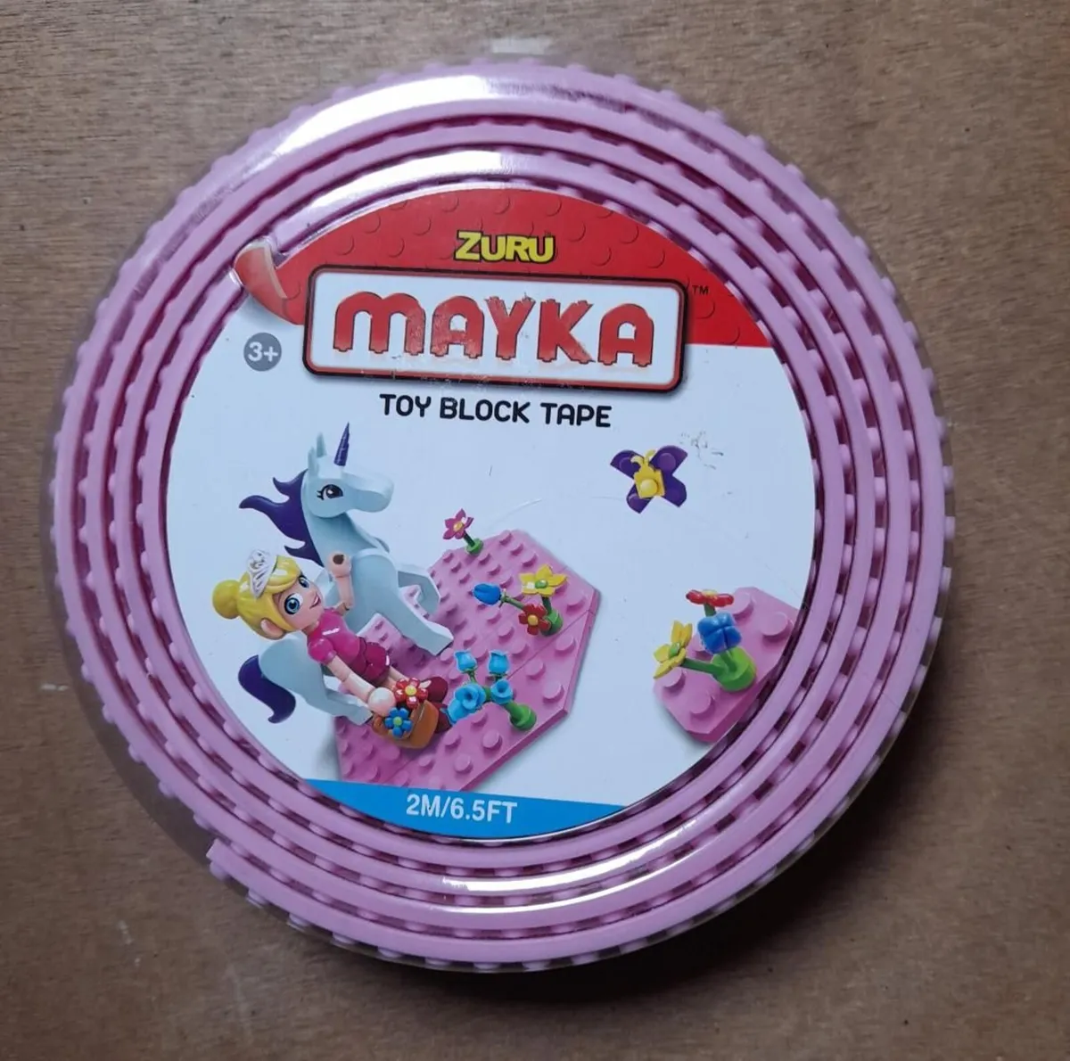 New: Mayaka tape 2M stud in green and pink - Image 2