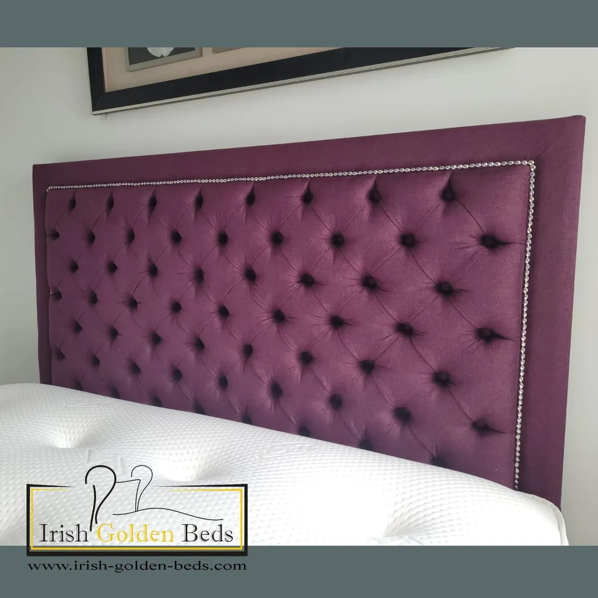 bed frame and headboard, free delivery - Image 3