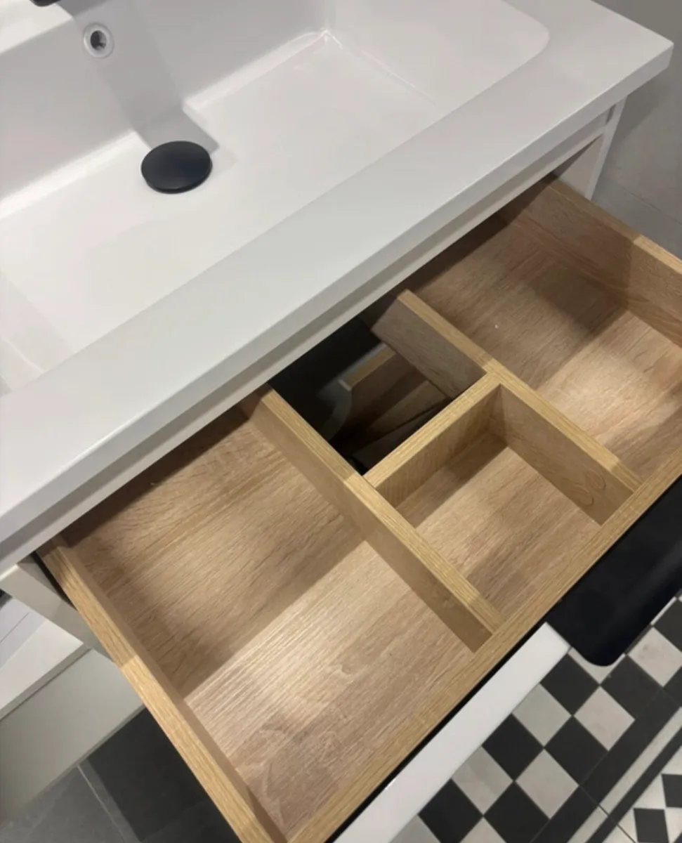 100cm wall hung vanity unit - Image 2