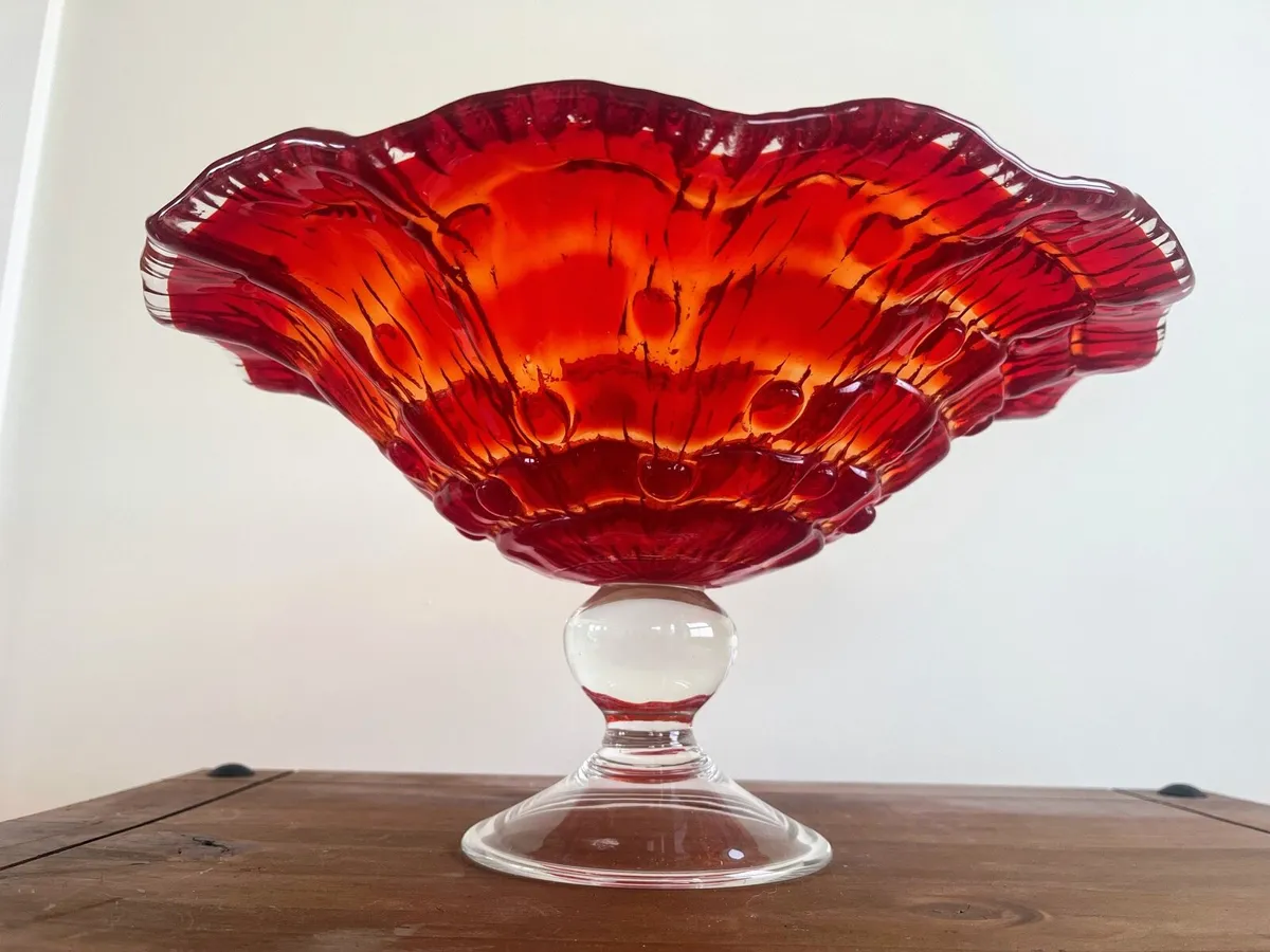 Large Vintage centre piece footed bowl - Image 1