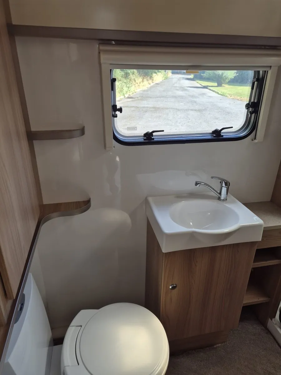Bailey Pegasus 4 berth fixed bed end washroom 2016 - Image 3