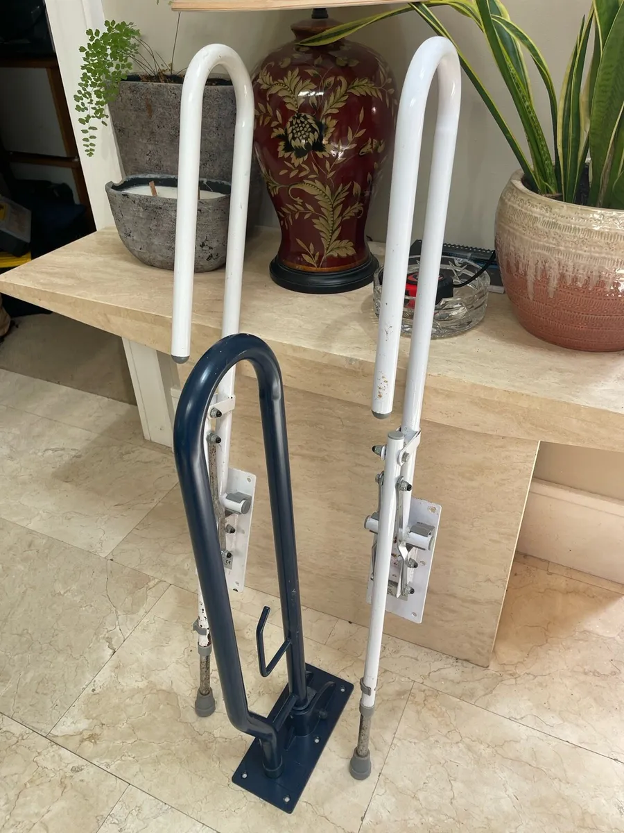 As New - 3 x Disability Aids - Hinged Arm Supports - Image 1