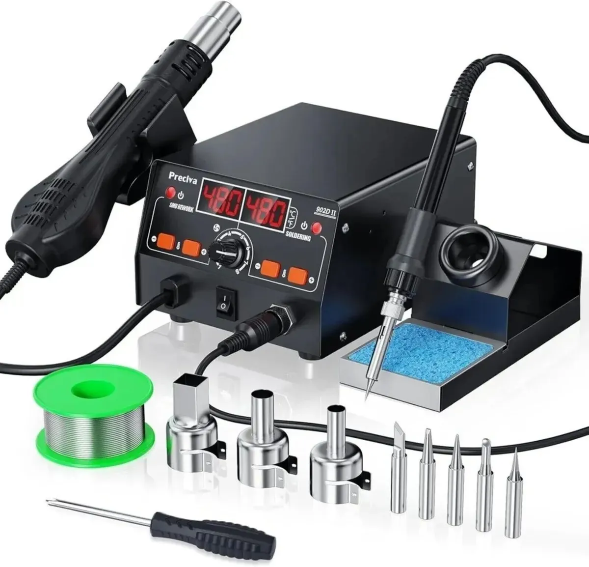 Soldering Iron Station with Hot Air Gun 750W - Image 1