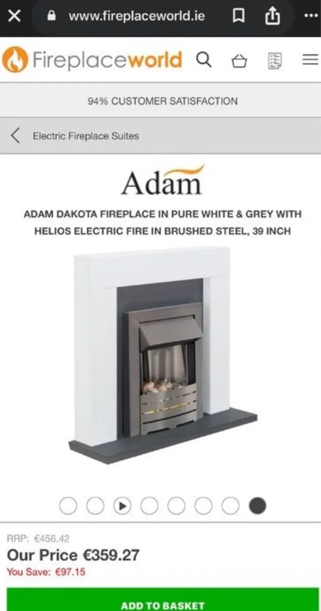 Adam dakota fireplace - Image 1