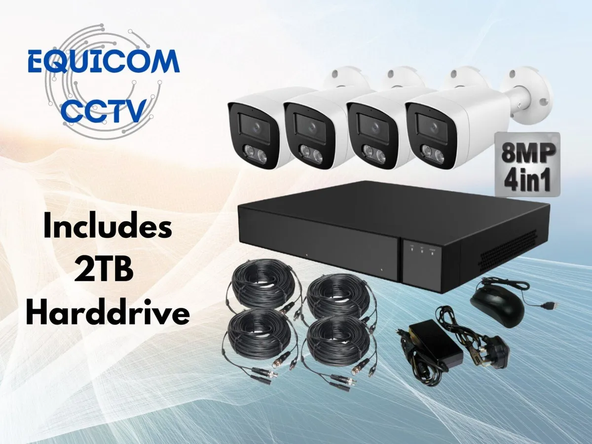 4 camera CCTV system - Image 1