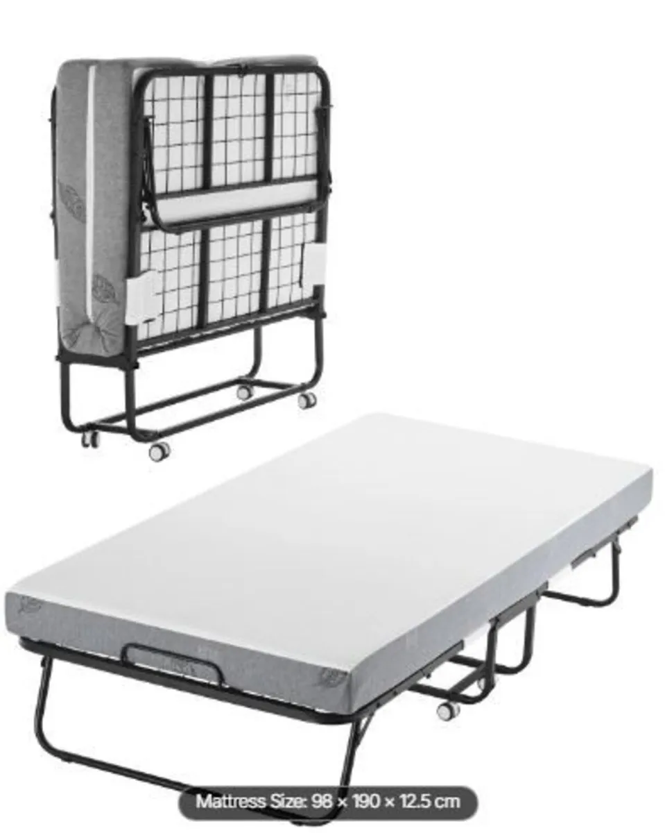 Rollaway Bed, 38 in x 75 in Folding Bed - Image 4