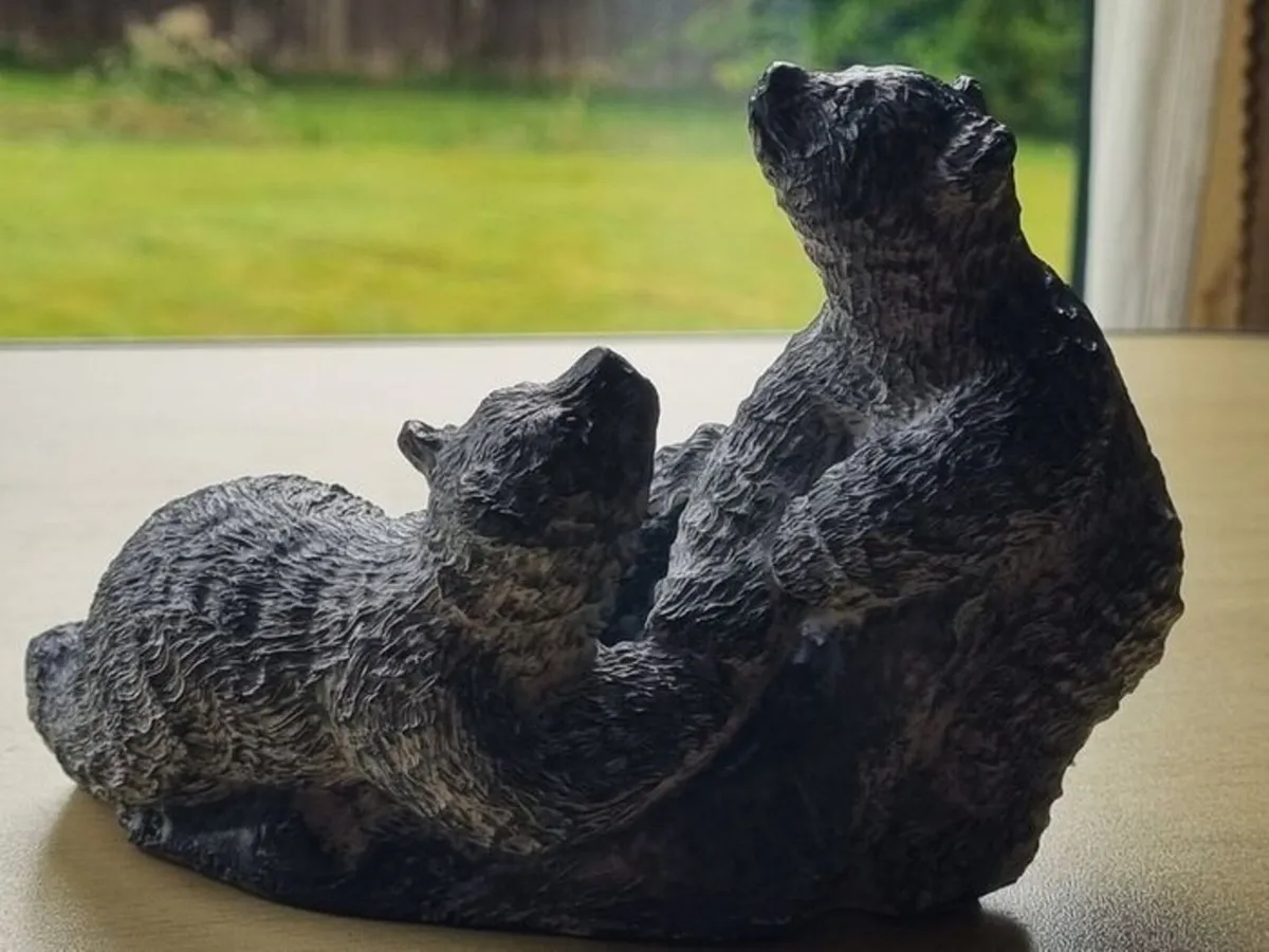 The figurine is a bears sculpture by Wolf Original - Image 3
