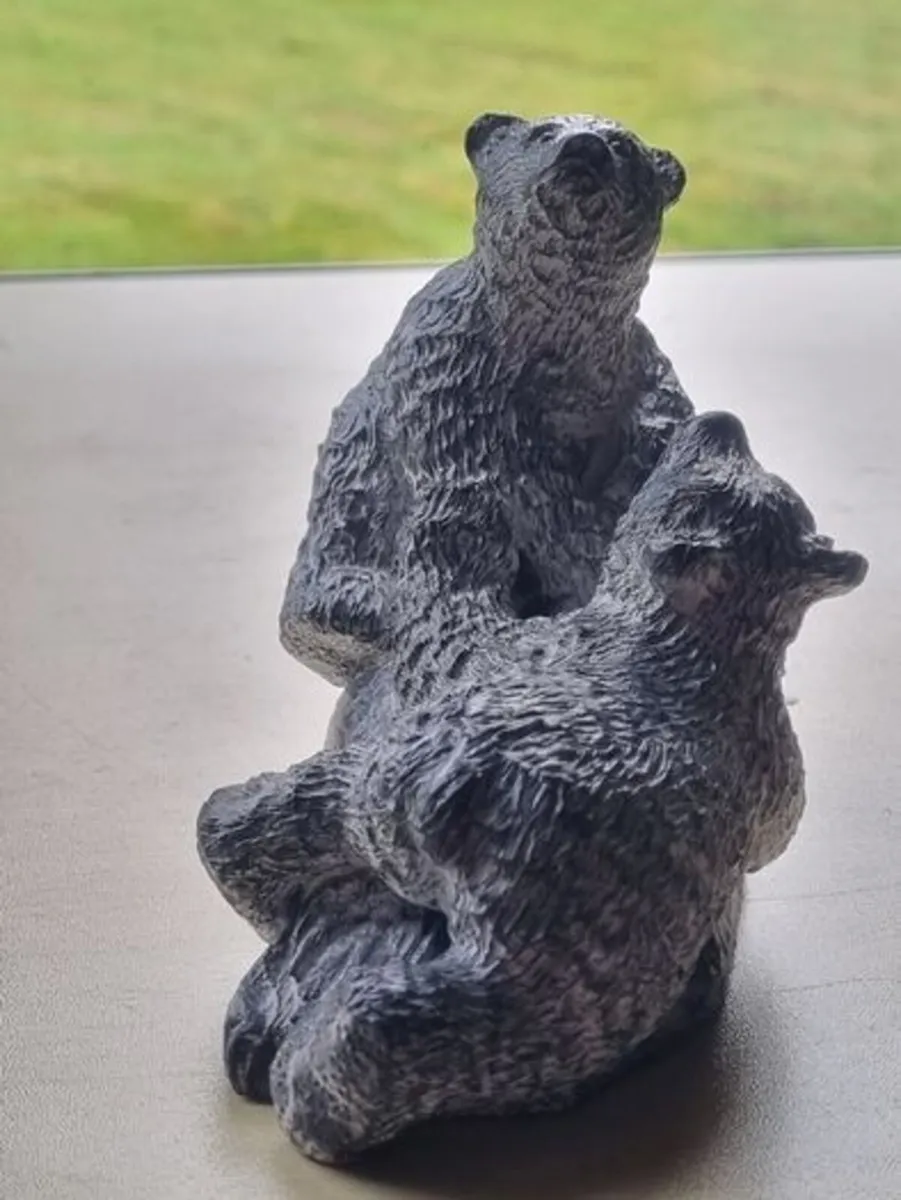 The figurine is a bears sculpture by Wolf Original - Image 2