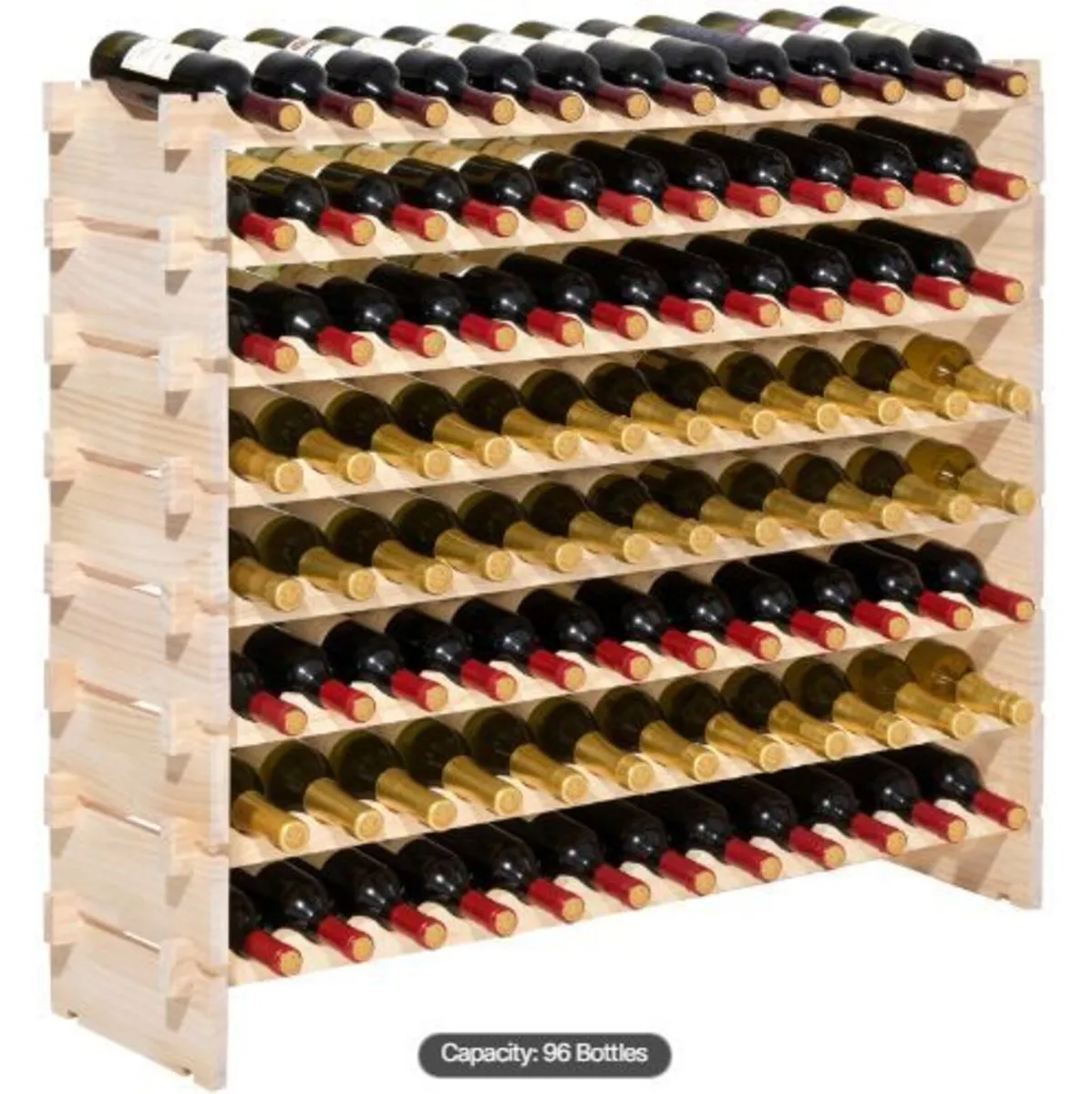96 Bottle Stackable Modular Wine Rack - Image 2