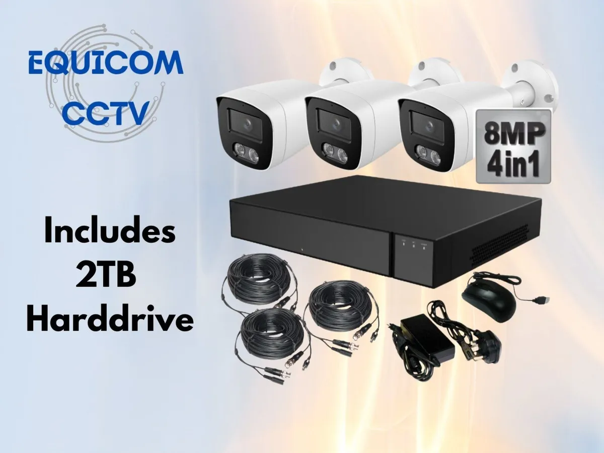 3 Camera CCTV Kit - Image 1