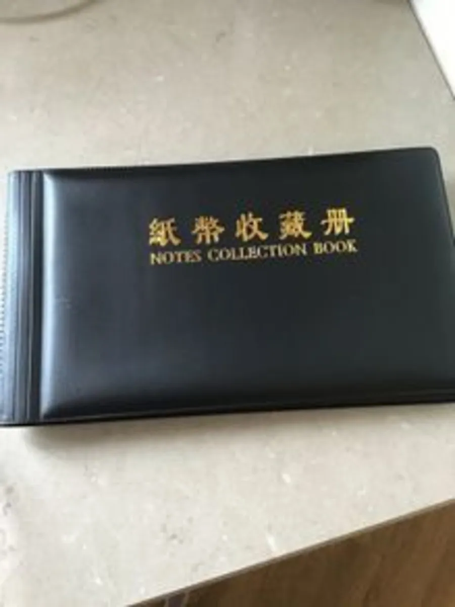 Banknote collector Starter pack- wallet 20 sleeves