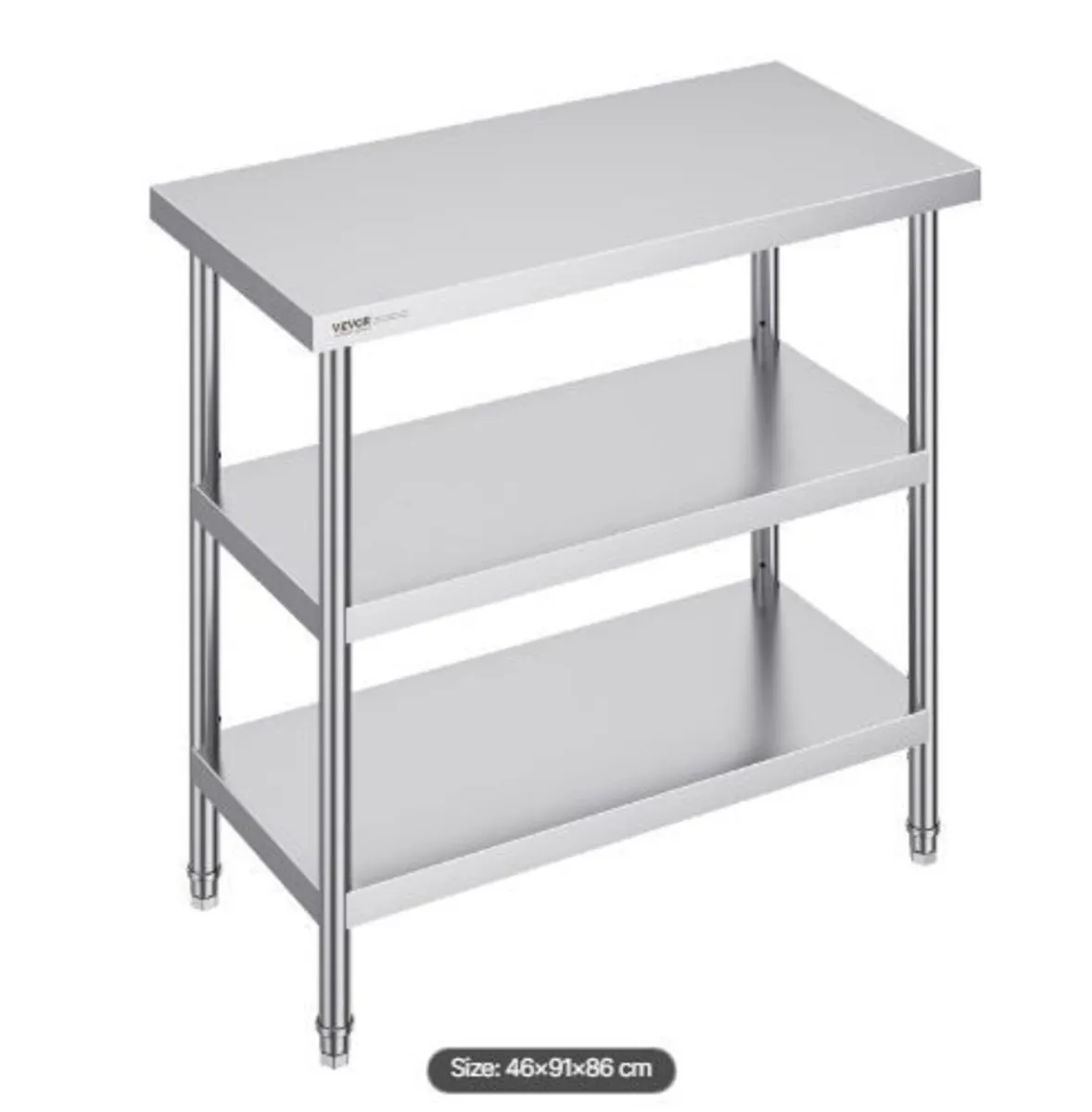 Stainless Steel Food Prep Table - Image 2