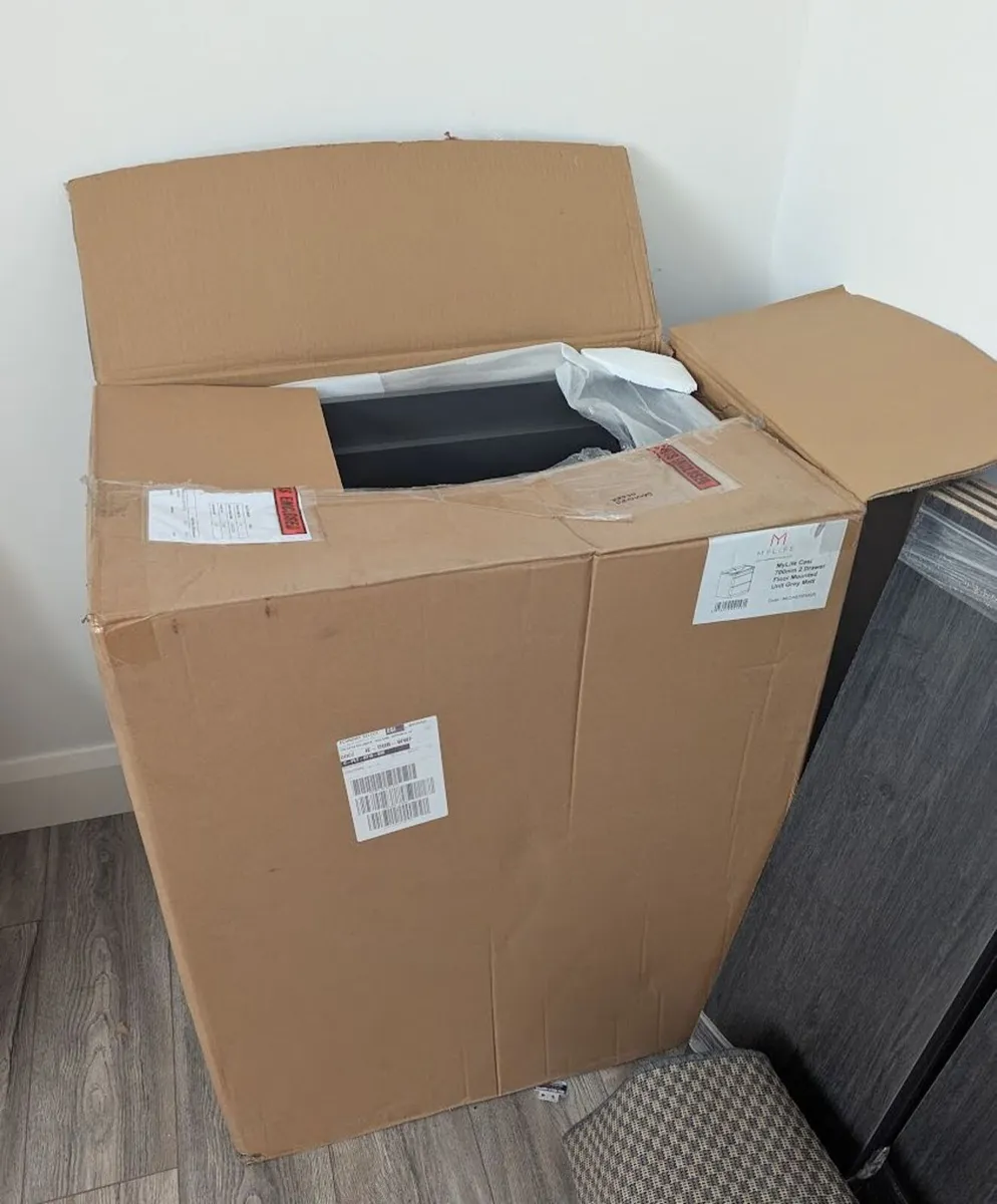 MyLife Casi 700mm 2 Drawer Vanity Unit **NO SINK** - Image 3