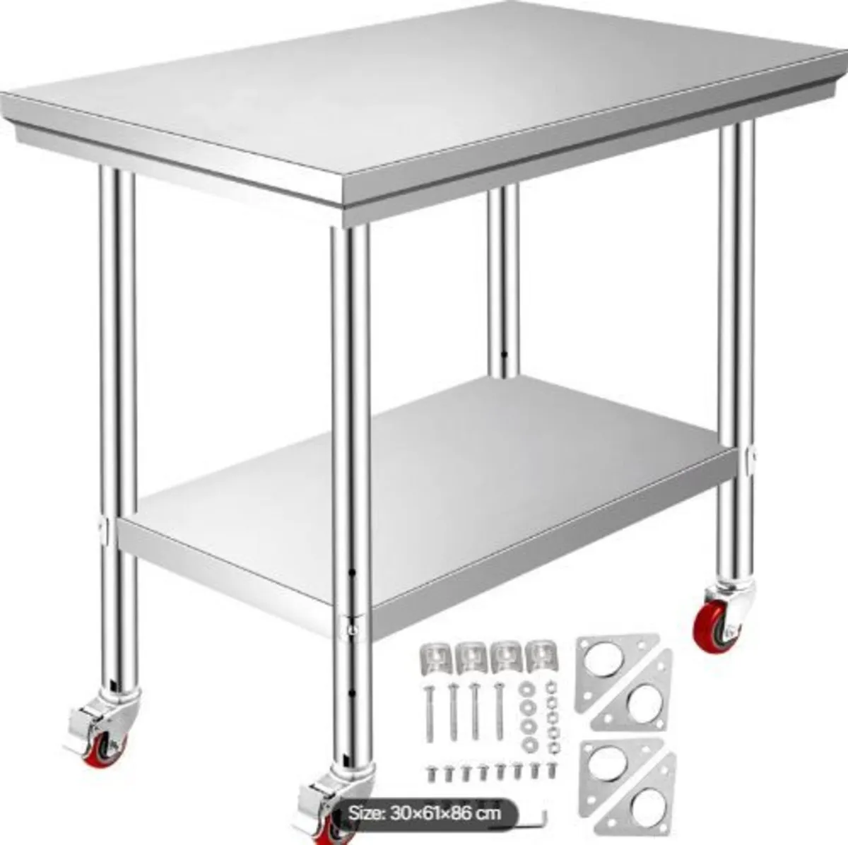 Stainless Steel Work Table 12 x 24 x 34 Inch - Image 4