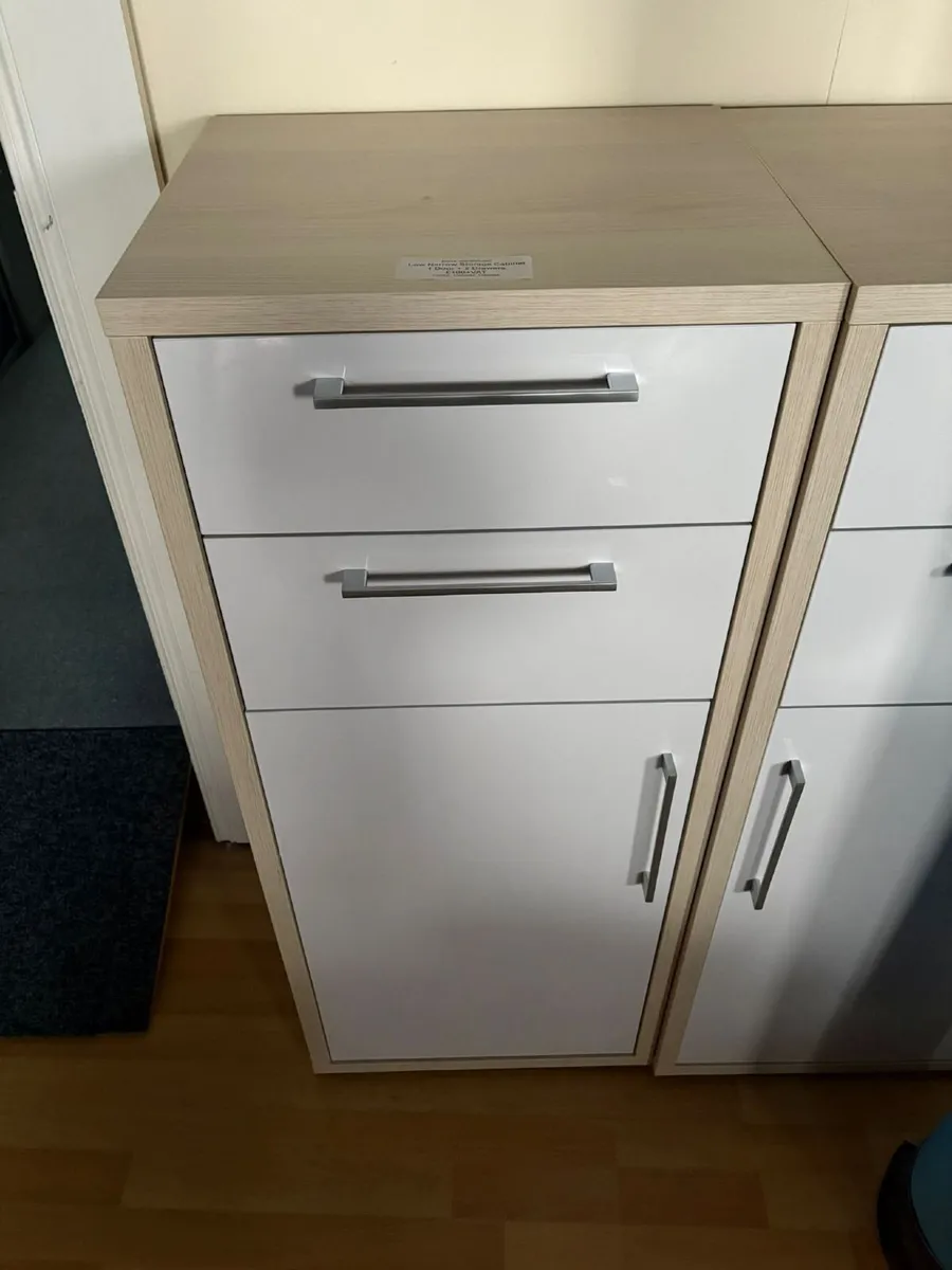 Maple & White Storage Units - From £90+VAT - Image 2