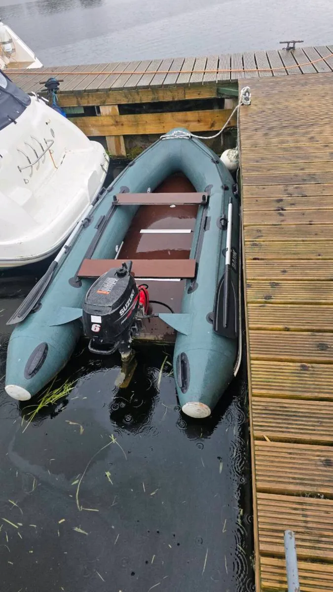 3.3m rib with suzuki 6 hp outboard - Image 2