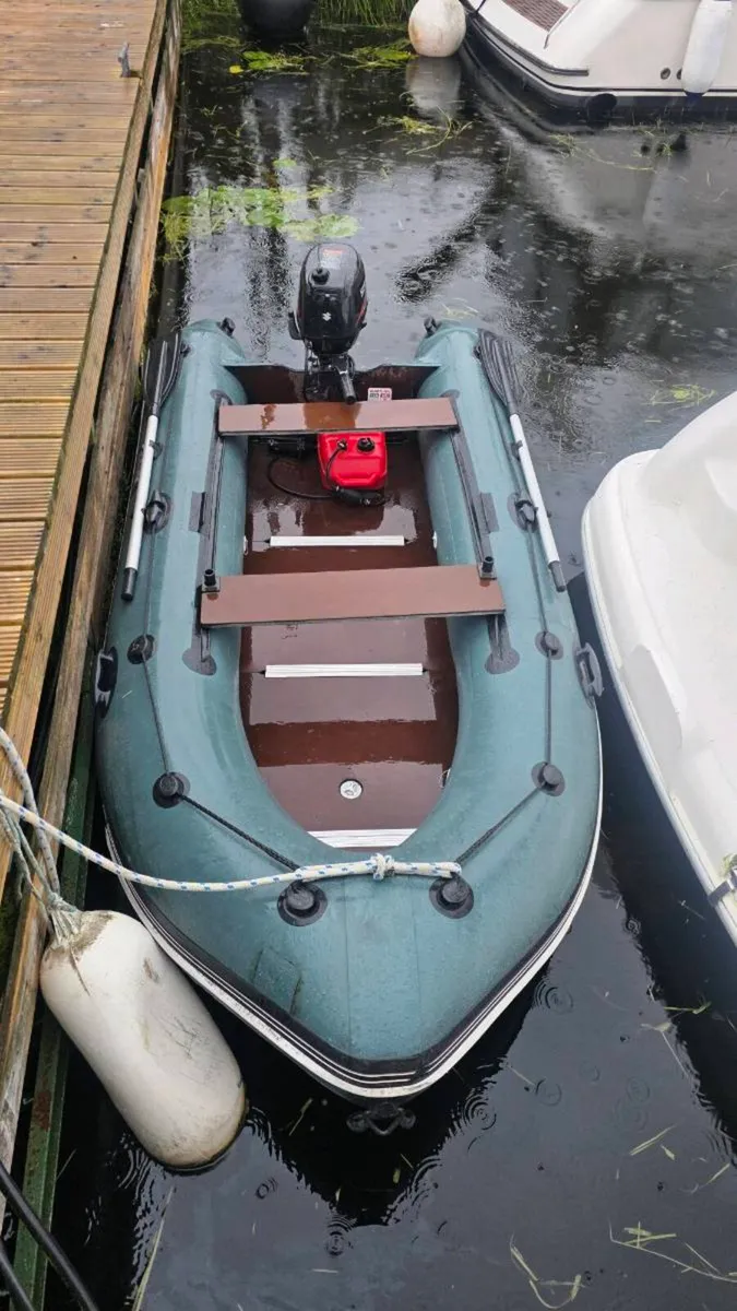 3.3m rib with suzuki 6 hp outboard - Image 3