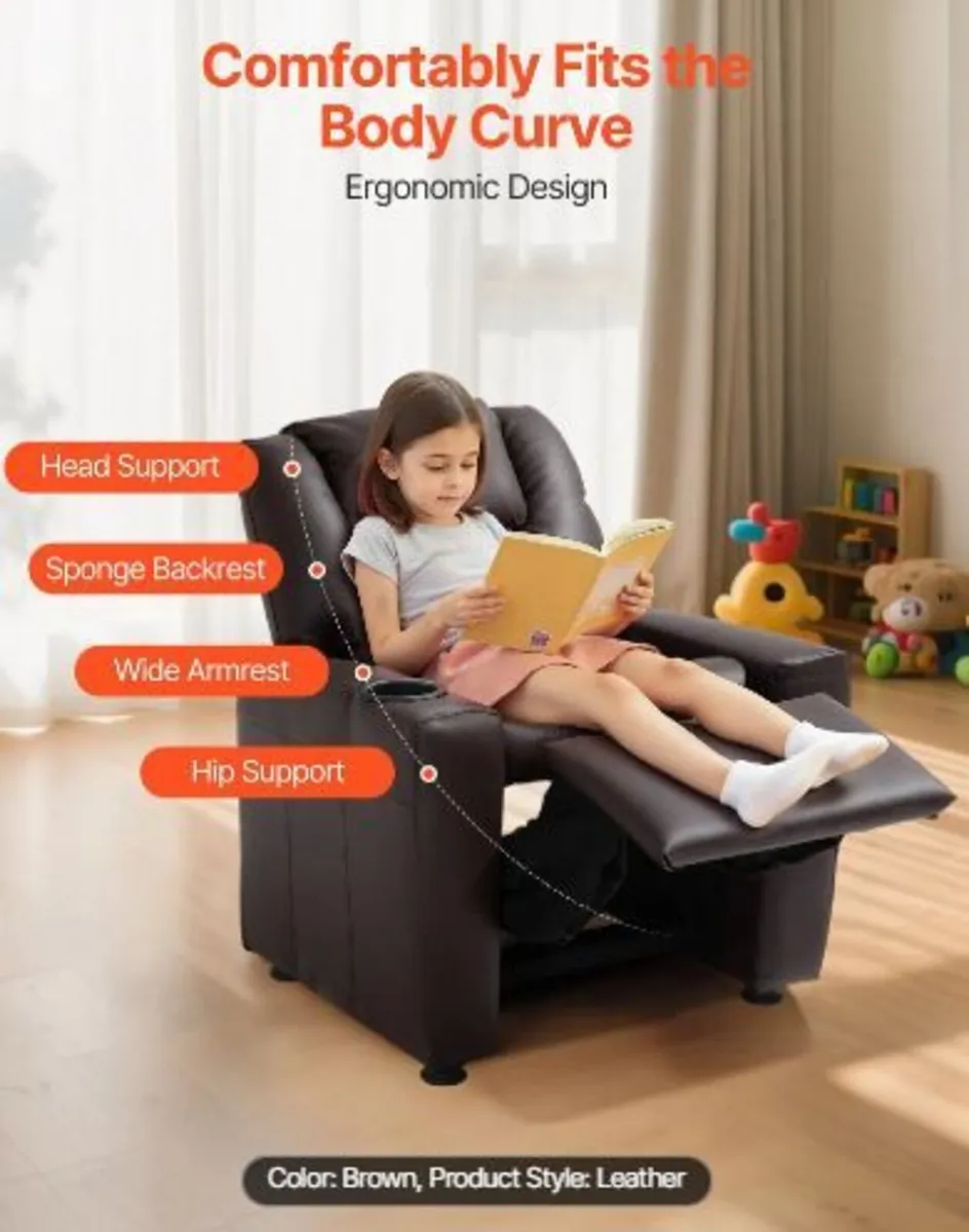 Kids Reclining Chair, Toddler Recliner - Image 2
