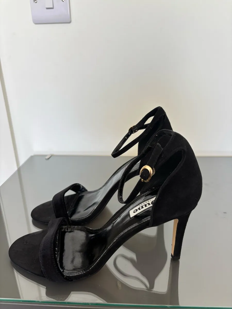 Dune London Black Stiletto Heels - Image 2
