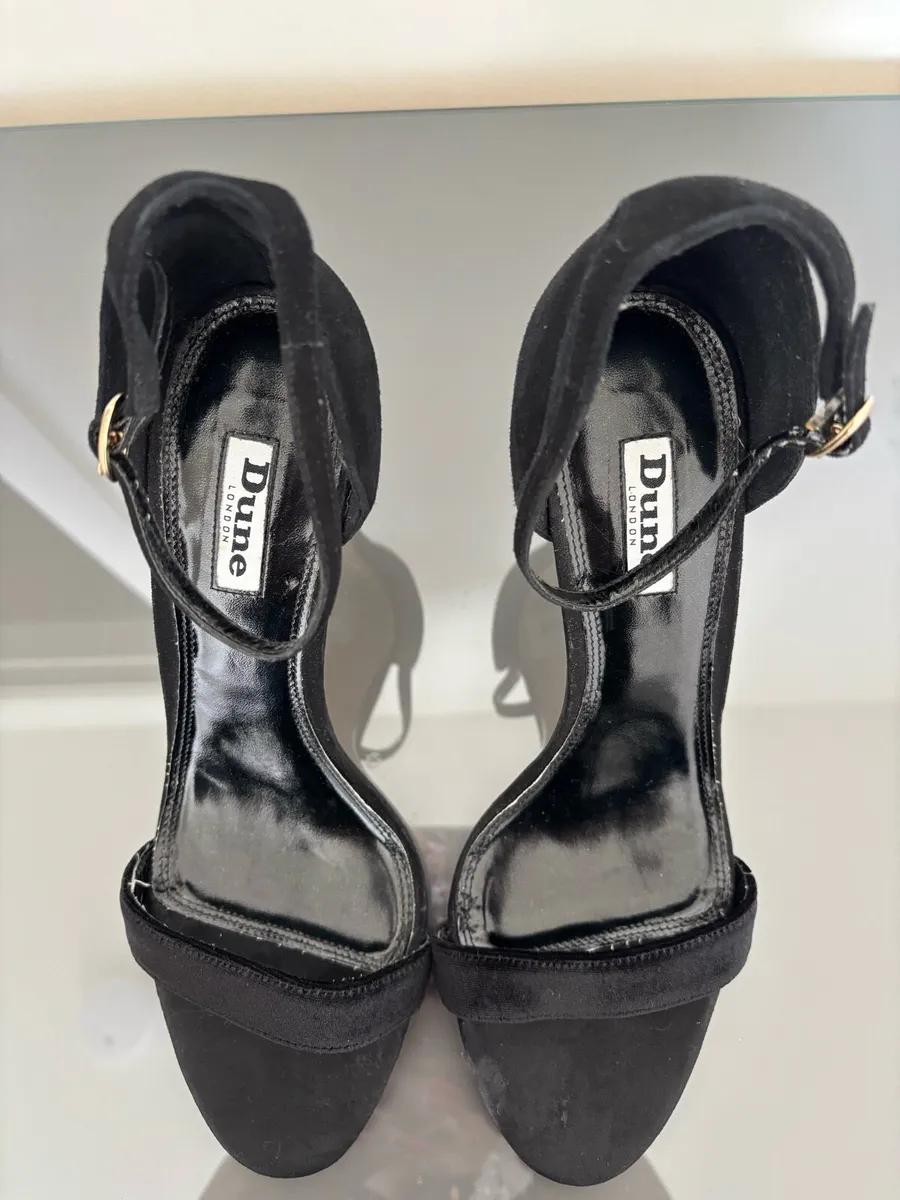 Dune London Black Stiletto Heels - Image 3