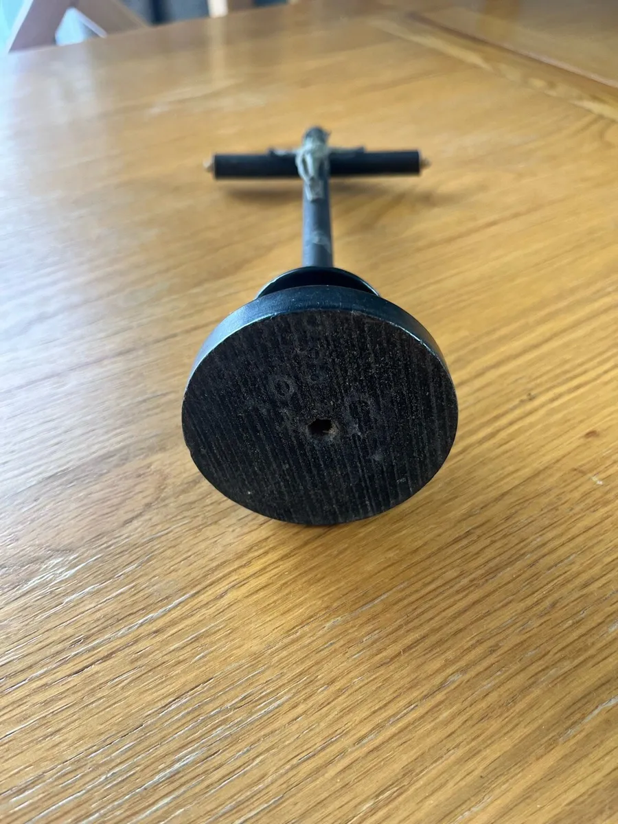 Antique Ebonised Crucifix - Image 4