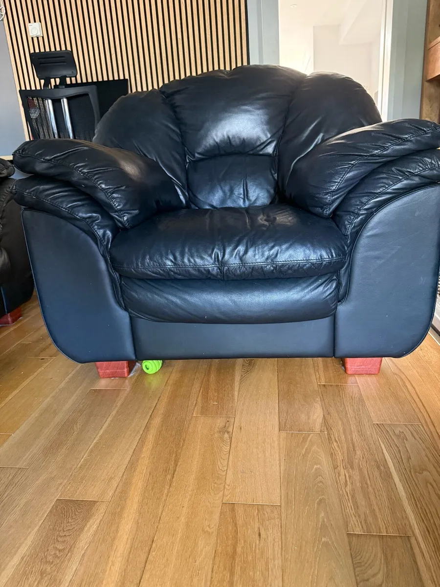 Leather single chair sofa - Image 2
