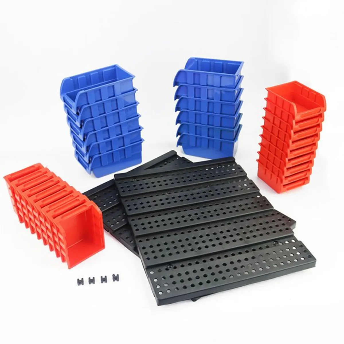 30pcs Lin Bins Storage Boxes Set Wall Mounted - Image 4