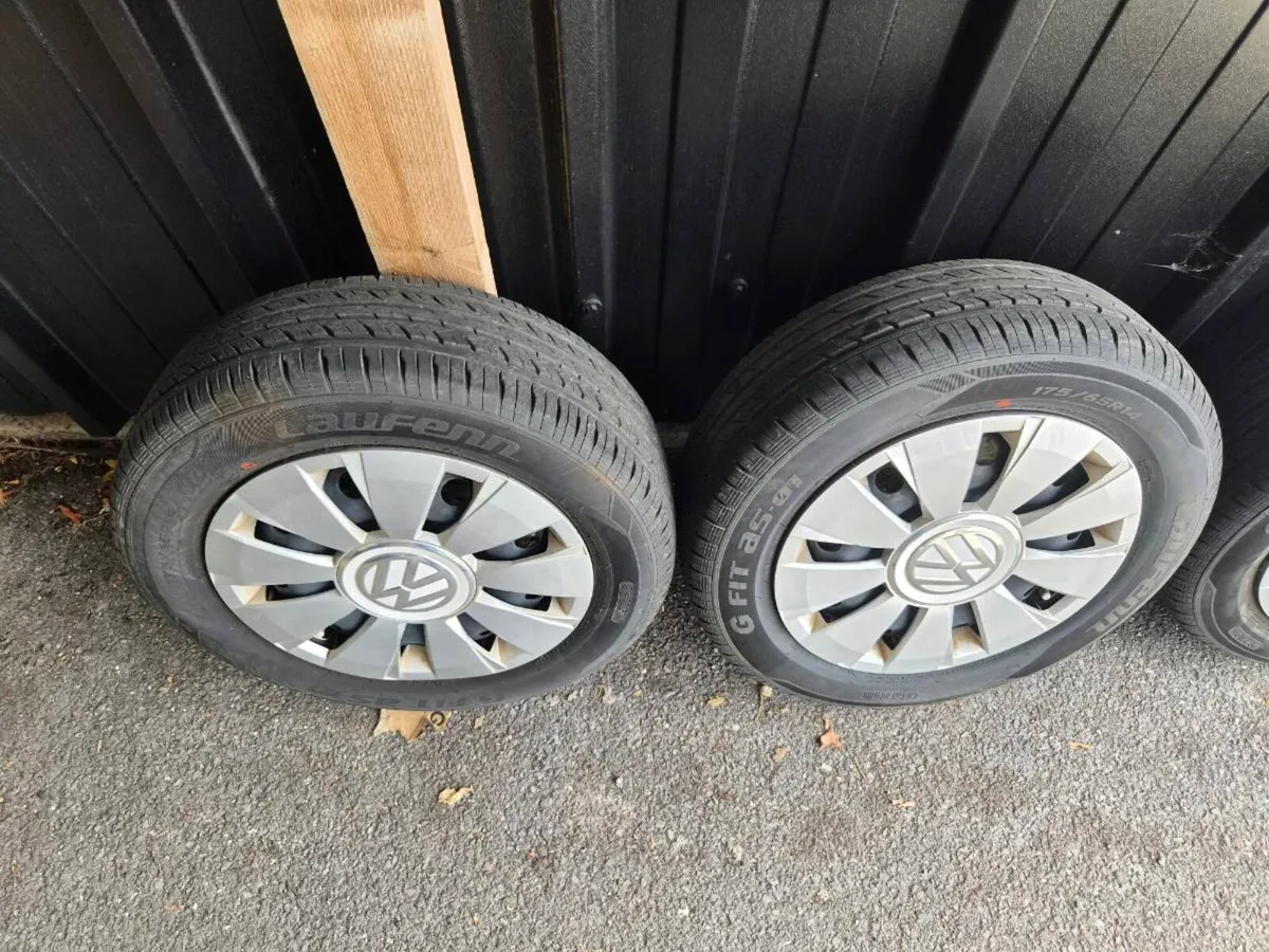 14'' Volkswagen Up Wheels / Tyres and Lug Nuts - Image 2