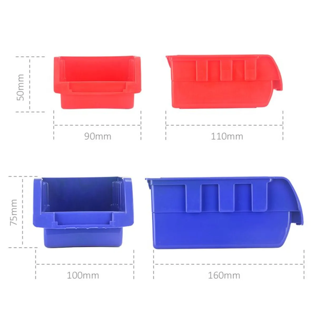 Wall Mounted 30pcs Storage Boxes Lin Bins - Image 4