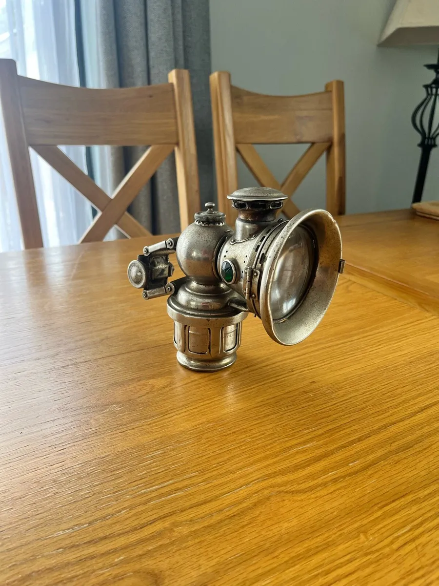 Antique Lucas Motorcycle Lamp - Image 1