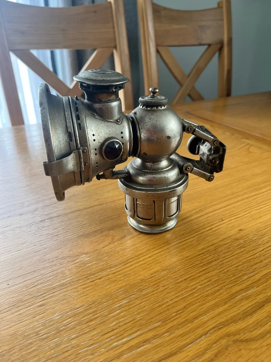 Antique Lucas Motorcycle Lamp - Image 3