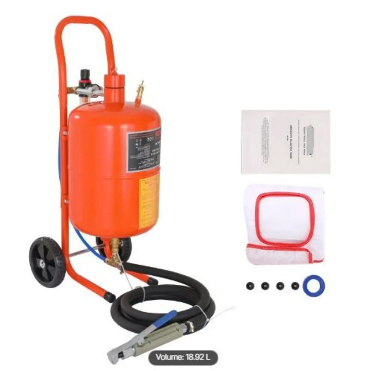 18.9 L Sand Blaster 60-110 PSI High Pressure - Image 4
