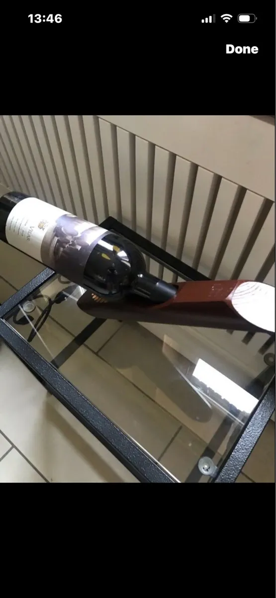 Wooden Balanced Wine Holder - Image 3