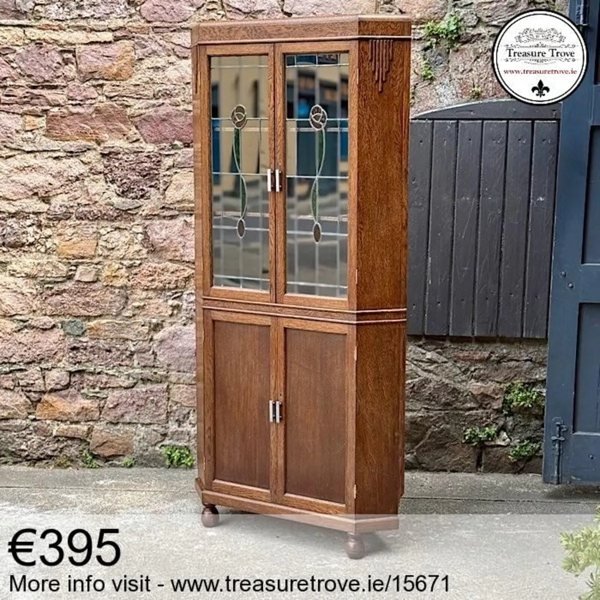 Antique and Vintage Corner Cabinets - Image 1