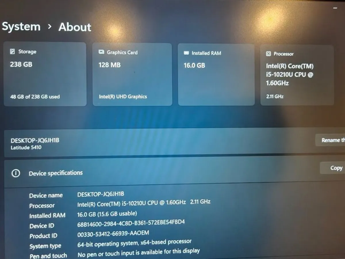 Dell Latitude 5410 | i5 (10th gen) | 16GB | 256GB - Image 3