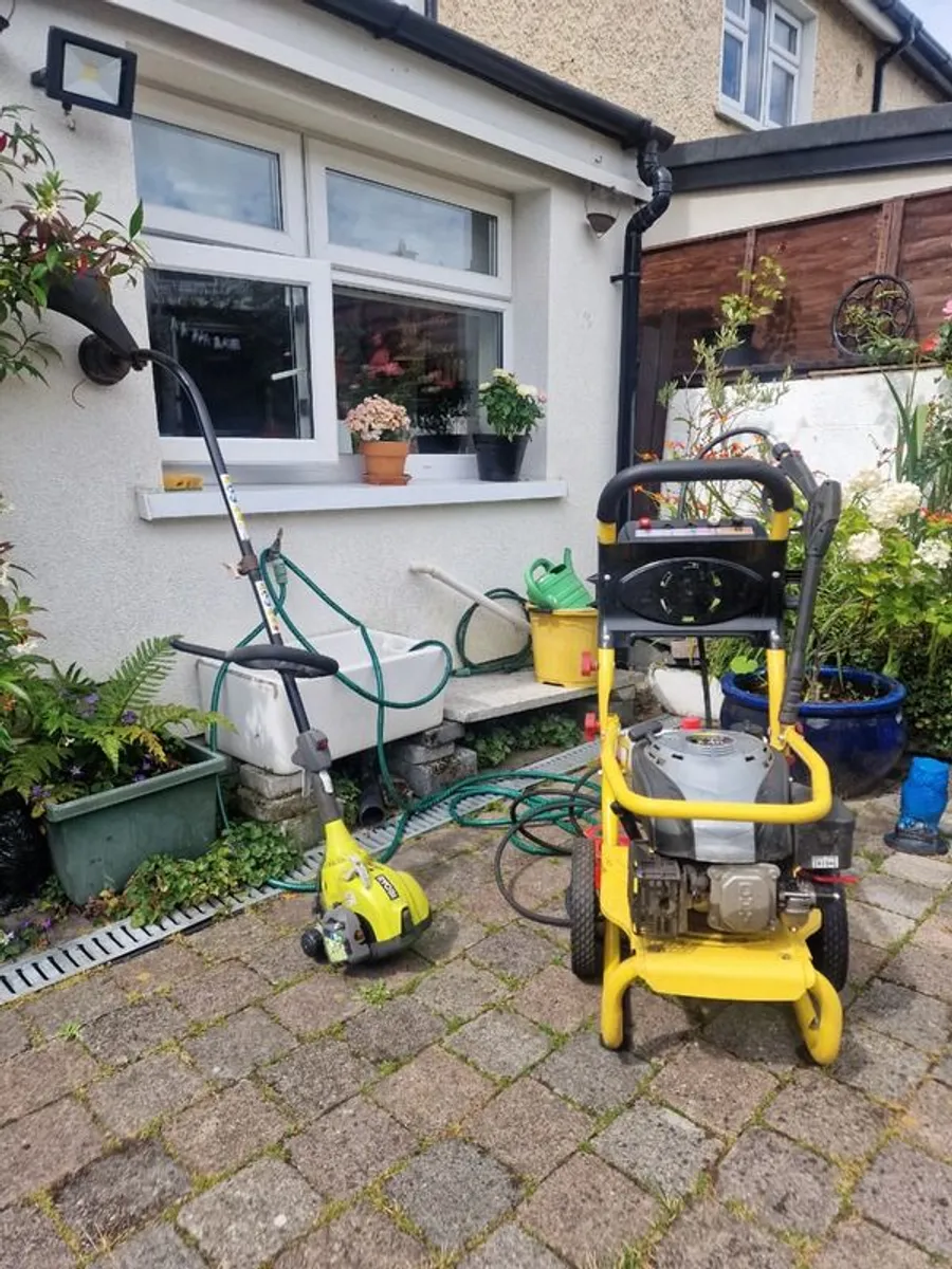Ryobi Strimmer and Rok Power Washer - Image 1