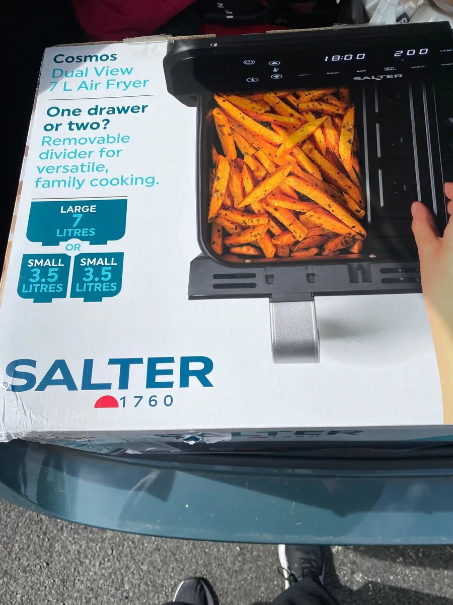 Salter Airfyer dual 7 litres- Never used - Image 1