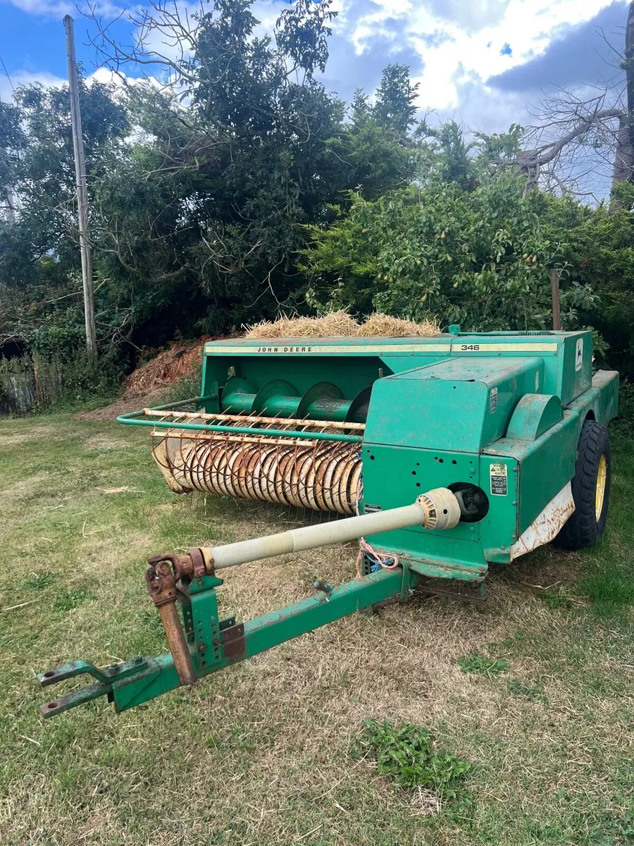 John deere 346 small square baler - Image 2
