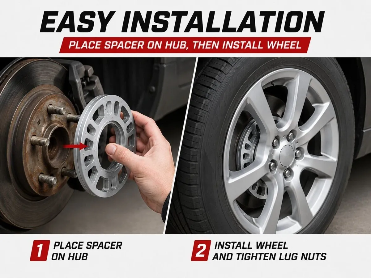 Wheel Spacers Multi-Fit-  FREE POST - Image 1