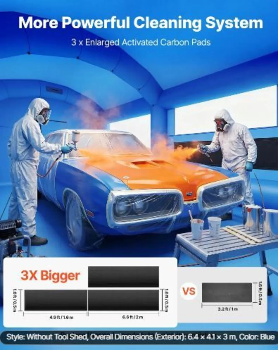 Inflatable Paint Booth, 6.4 x 4.1 x 3 m - Image 2