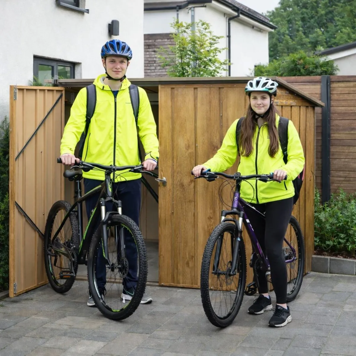 2🚴‍♂ 🔒 6×3 Steel Bicycle Store – Secure Storage - Image 3