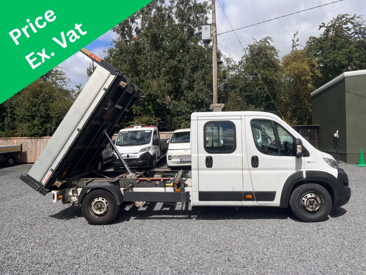 Fiat Ducato C/Cab 3 Way Tipper 2.3L 140BHP - Image 1