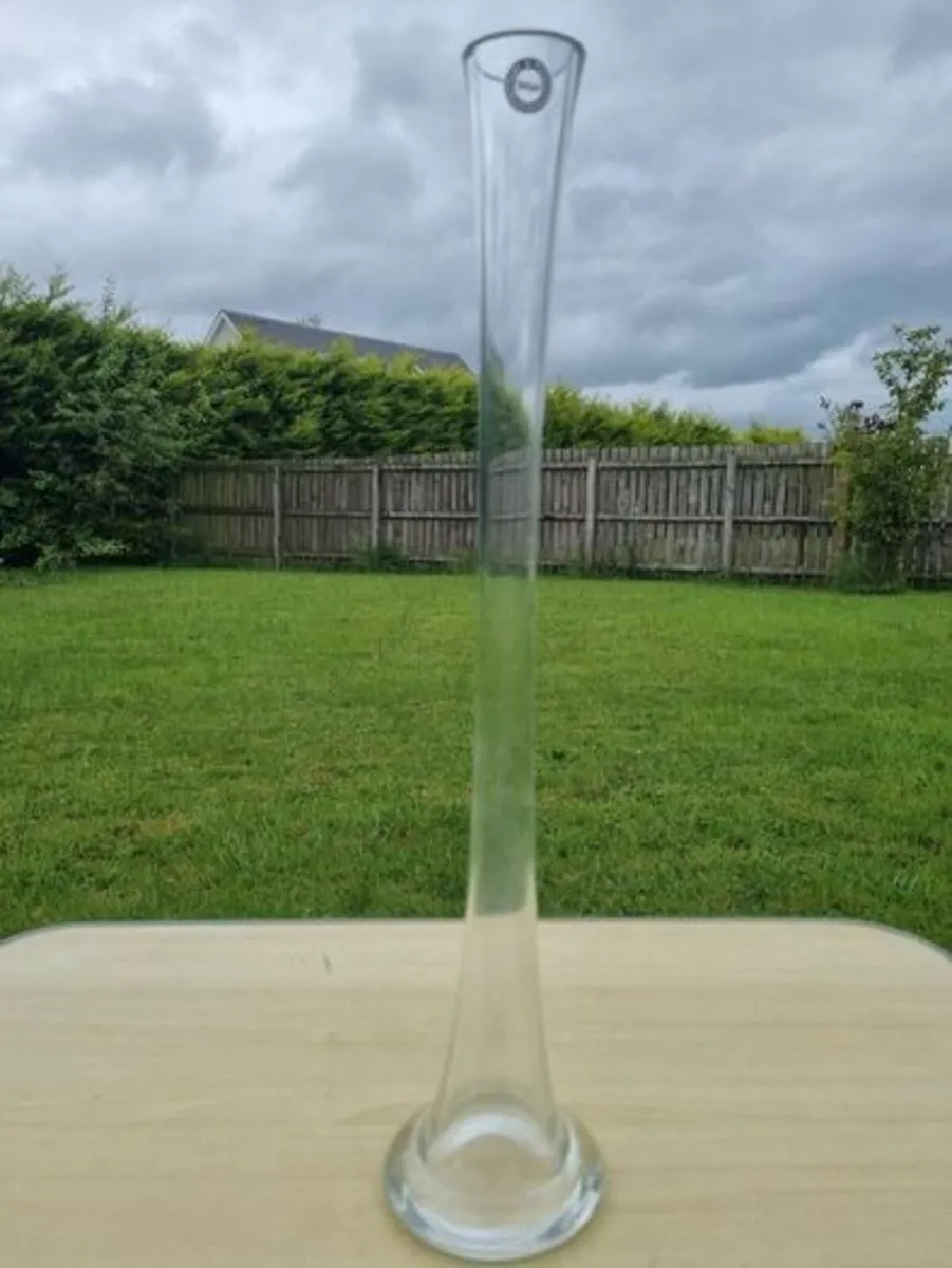 Hand blown vase from the Polish glassworks Justyna - Image 1