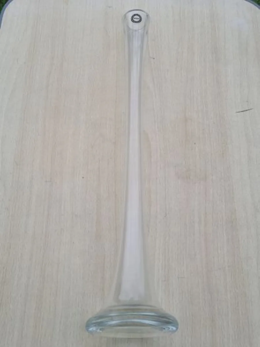 Hand blown vase from the Polish glassworks Justyna - Image 4