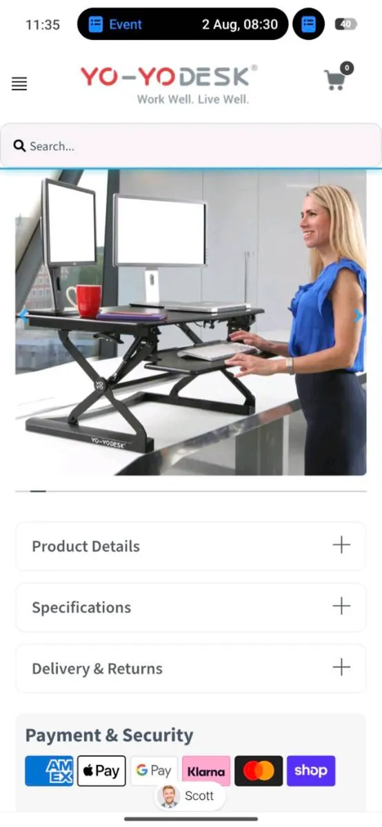 Desktop desk riser - Image 2
