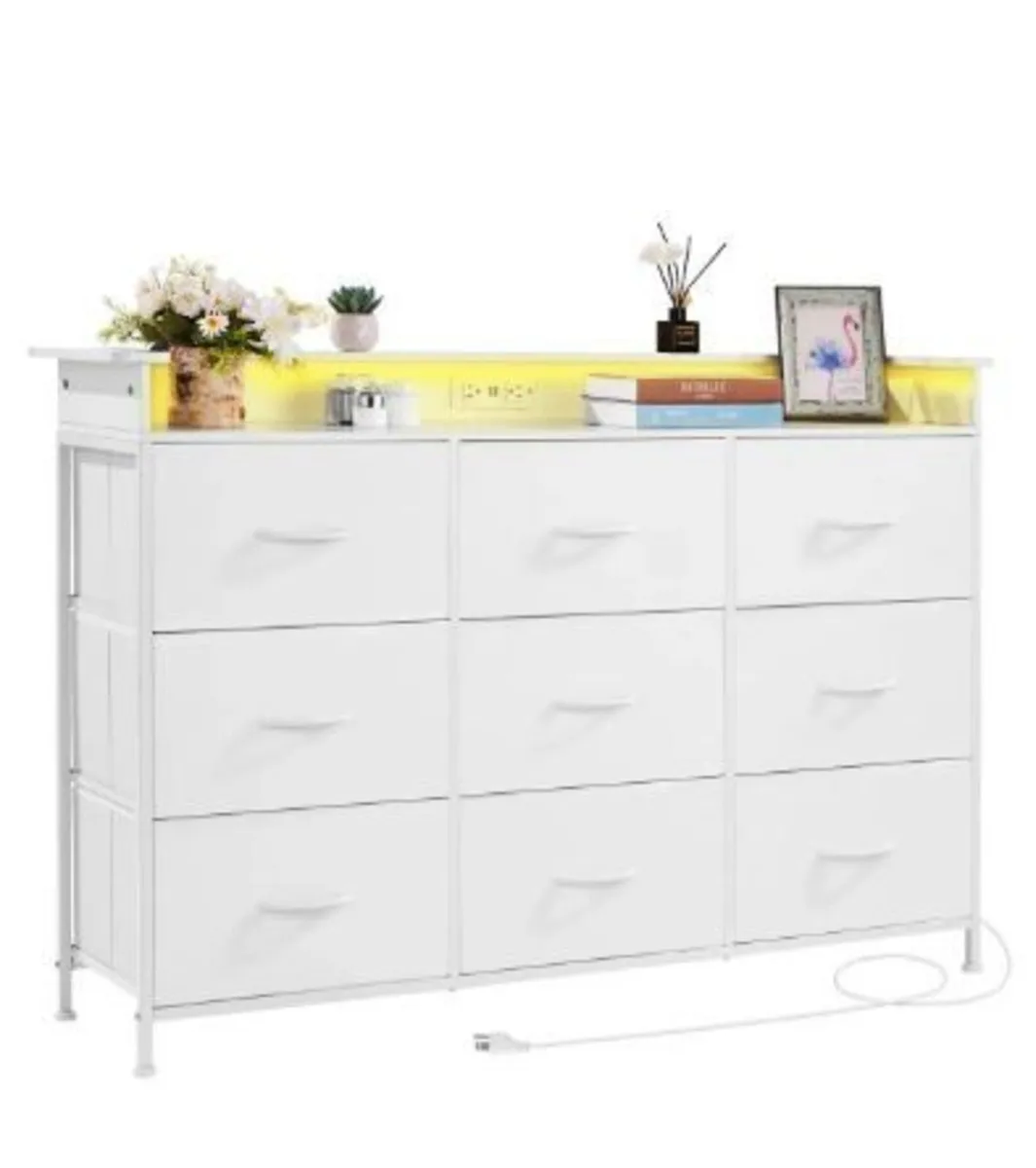 9 Drawer Dresser, Tall Drawer Dresser - Image 4