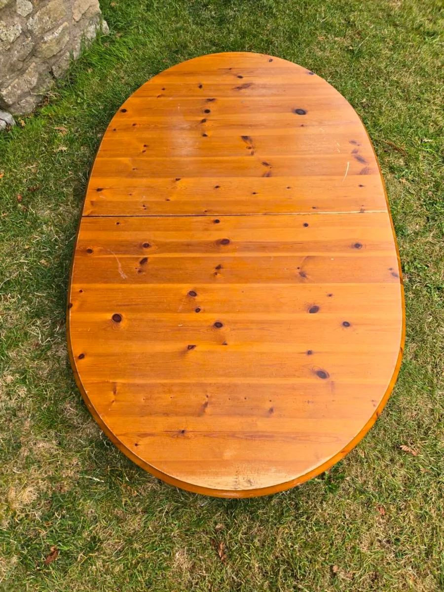 Extendable Pine Kitchen Table - Image 3