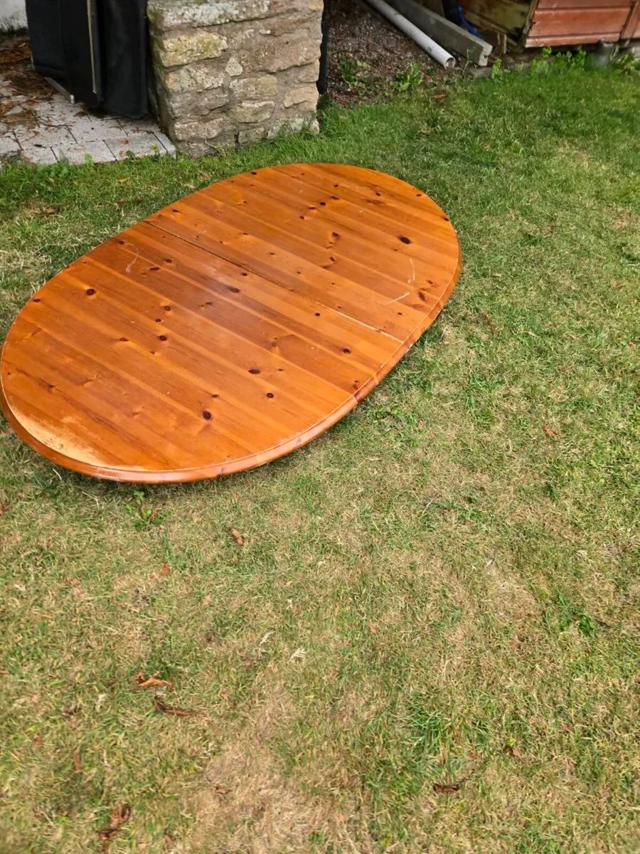 Extendable Pine Kitchen Table - Image 4