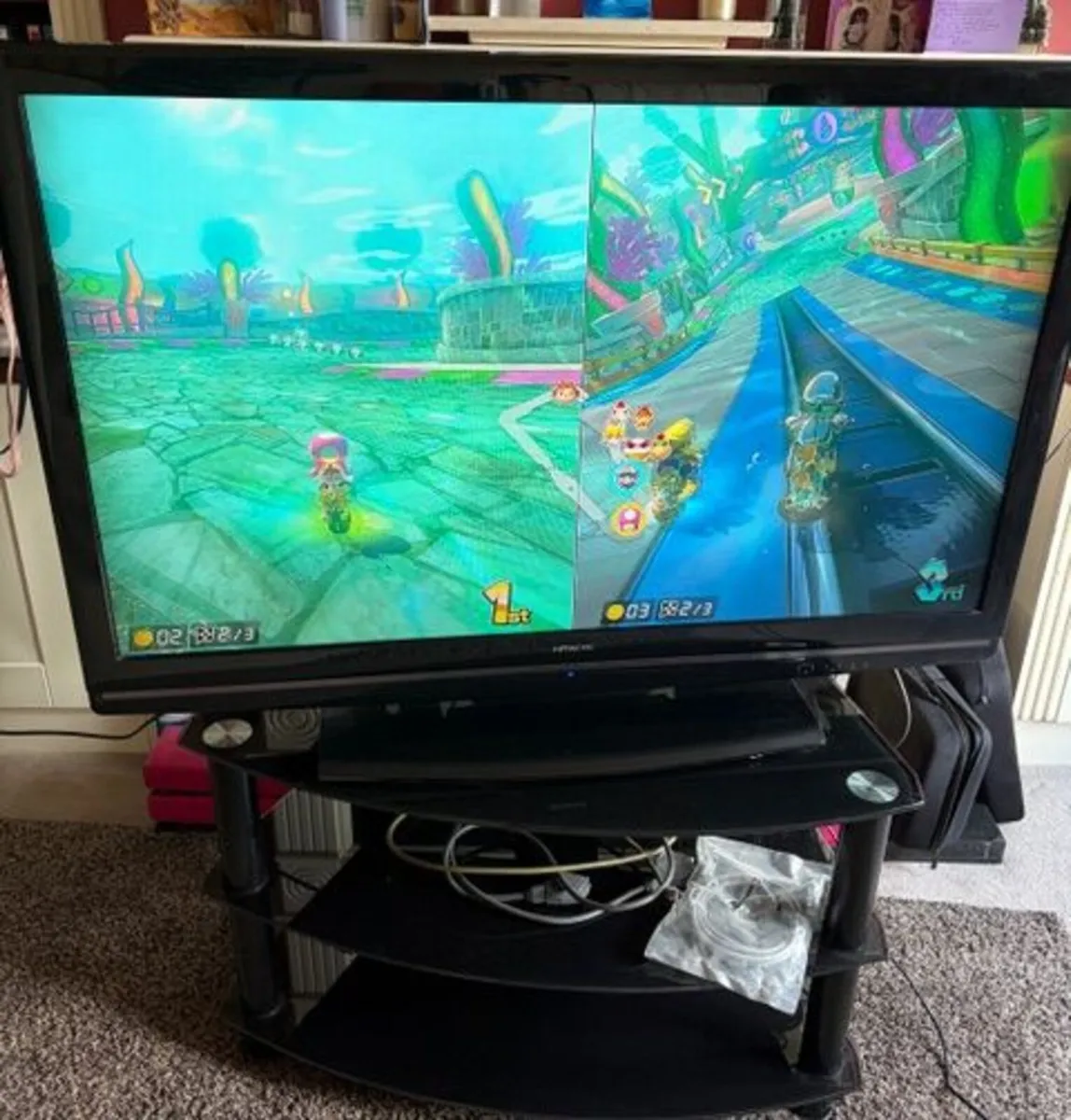 42 inch - Hitachi L42VC04U Television with stand - Image 1